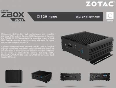 Zotac представила линейку мини-компьютеров ZBox Pro