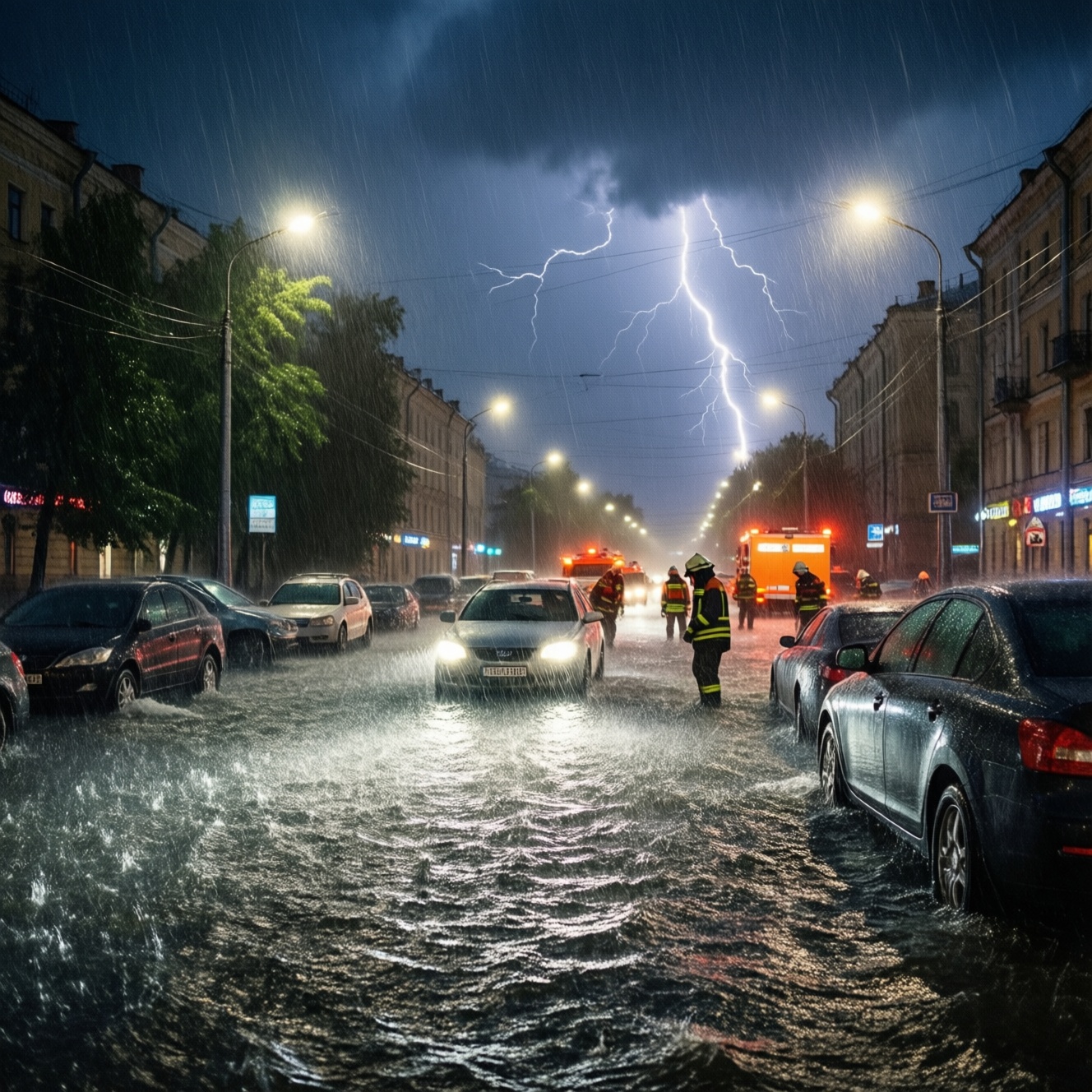 Во Владивостоке за три часа выпало 56 мм осадков, введён режим повышенной готовности